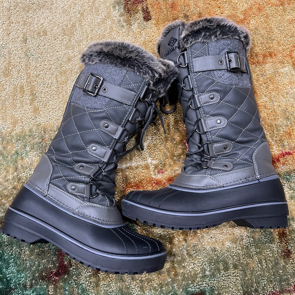 Dream Pairs Faux Fur Lined Winter Boots